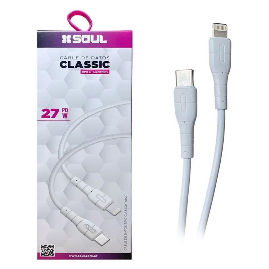 Cable soul tipo c a lightning 27PD