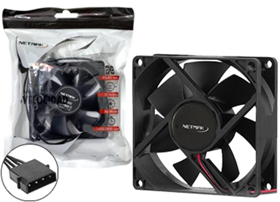 COOLER TURBINA 80X80X25MM NETMAK NM-8025 A MOLEX