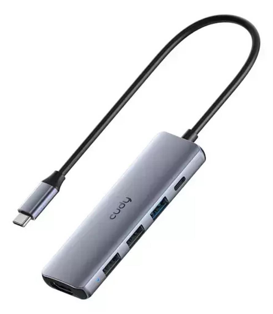 Hub Cudy / Domei 5 en 1 USB-C