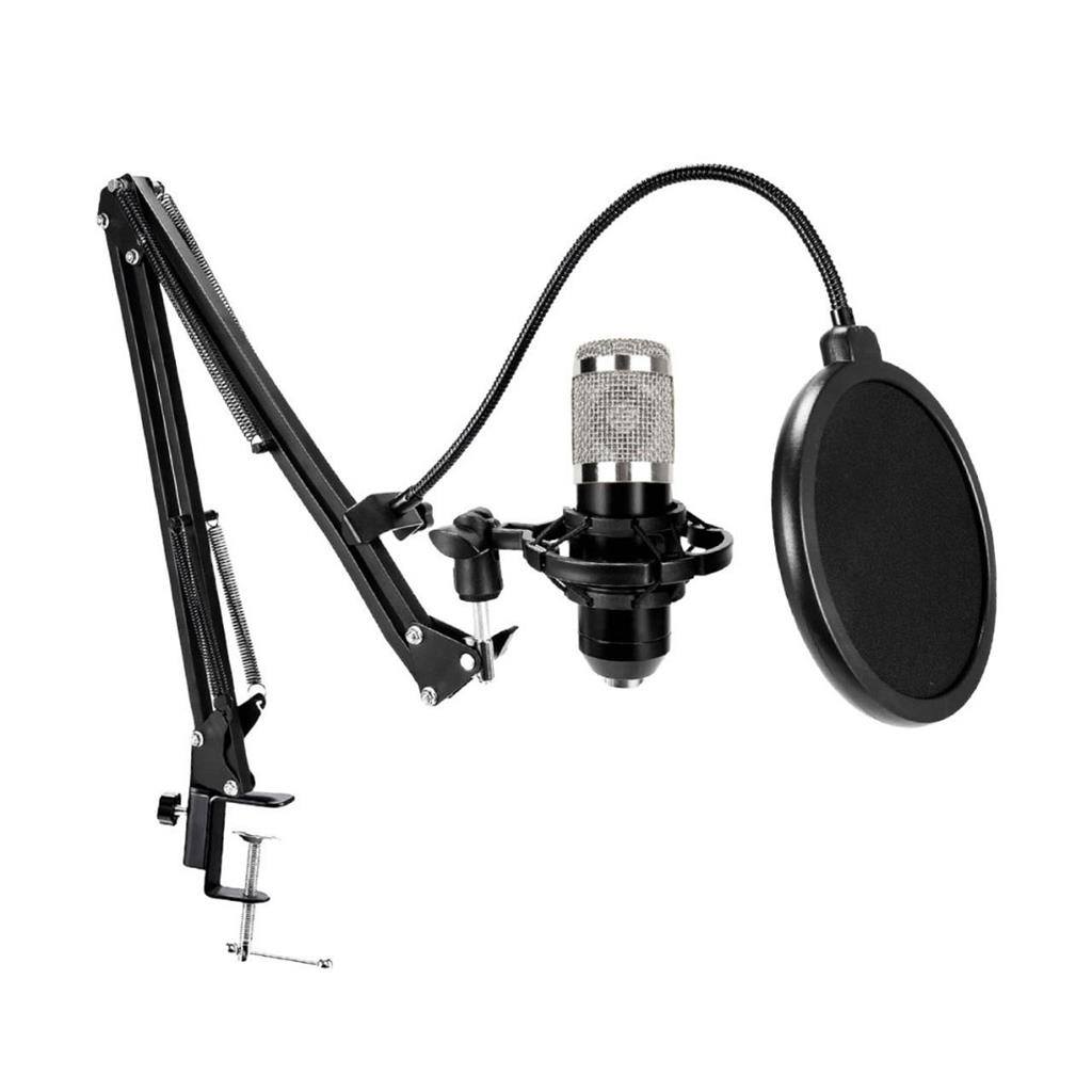 KIT MICROFONO P/STREAMING CON CONDENSADOR NETMAK MS790