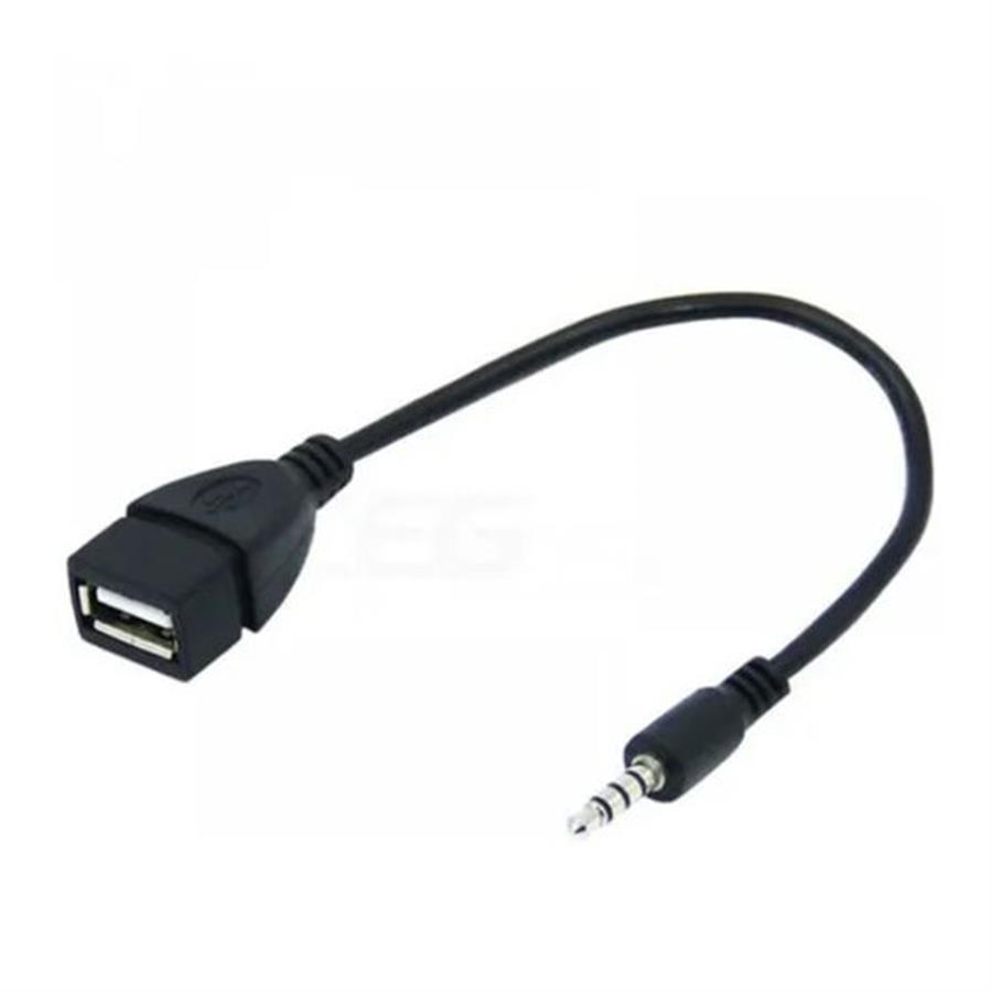Adaptador Hembra USB A Plug 3.5mm Auxiliar