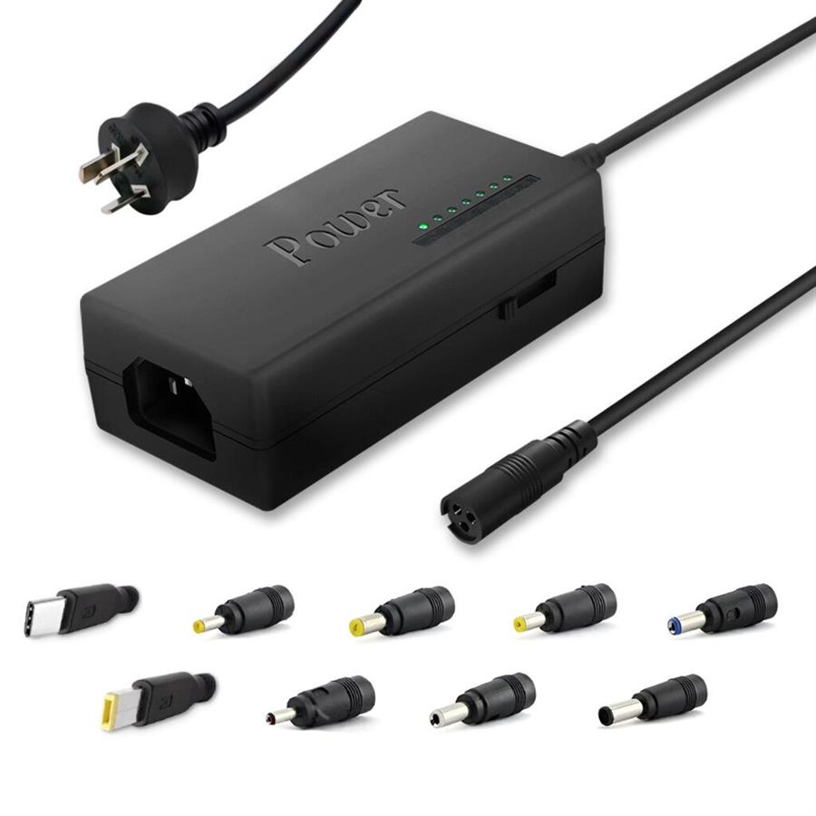 CARGADOR DE NOTEBOOK MODO-504 96W 9 CONECTORES
