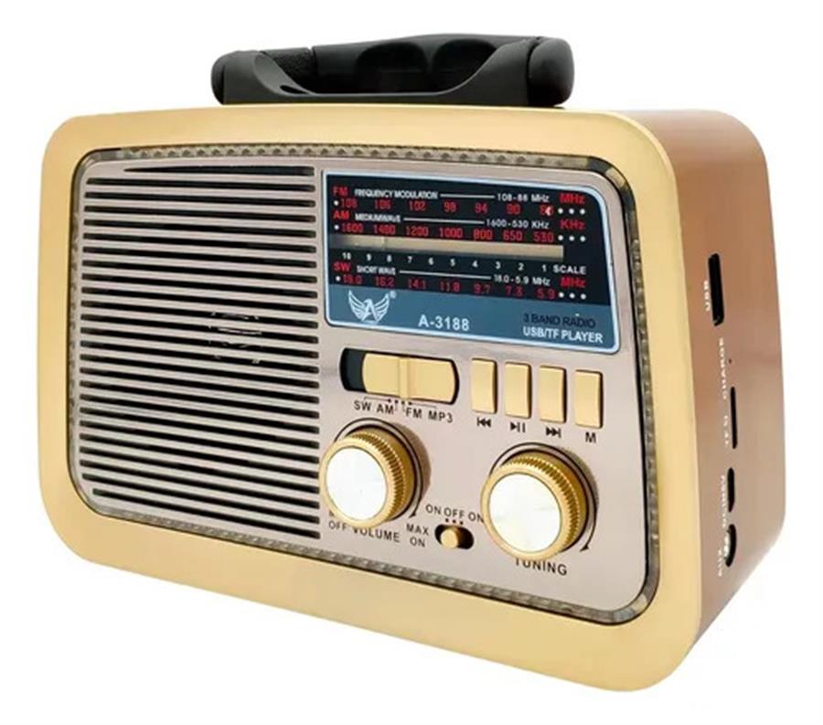 Radio retro marron 530