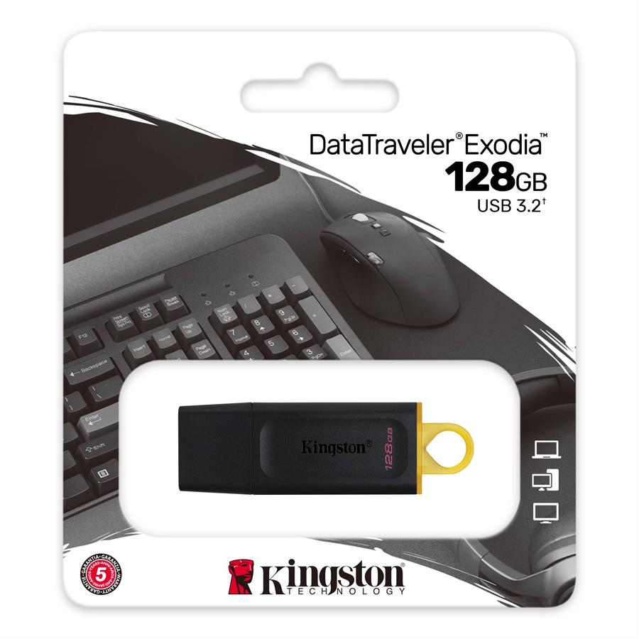 Pendrive Kingston 128GB EXODIA 3.2