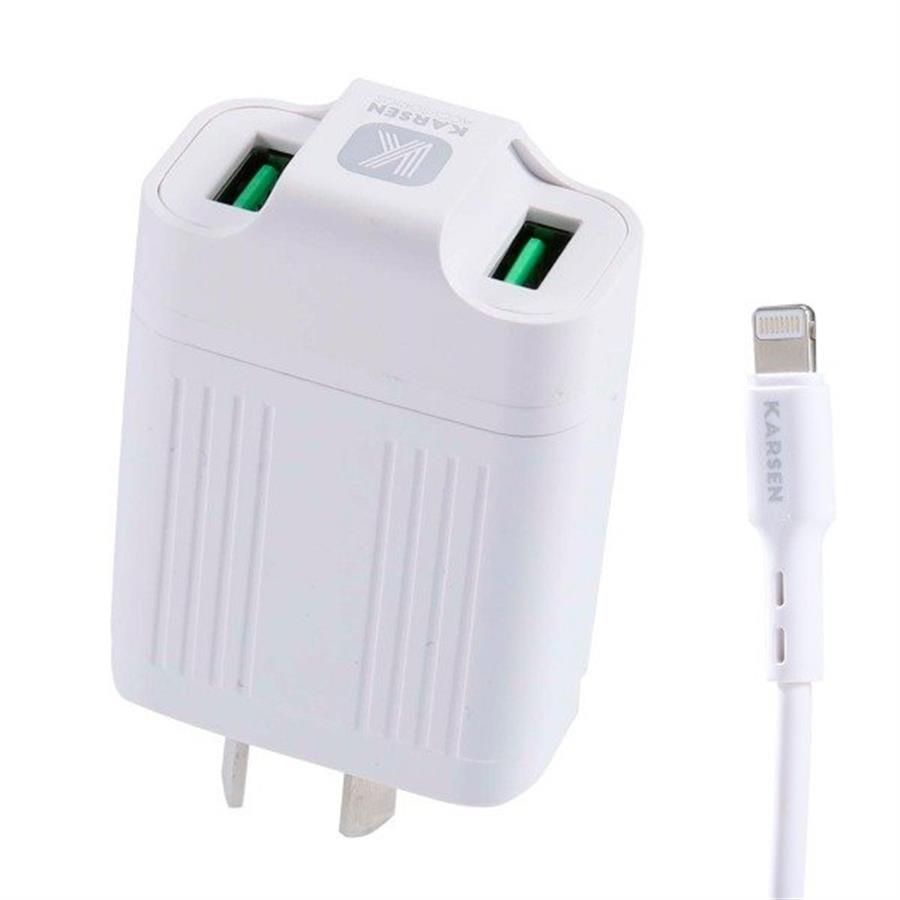 Cargador KARSEN 3.1a para iphone