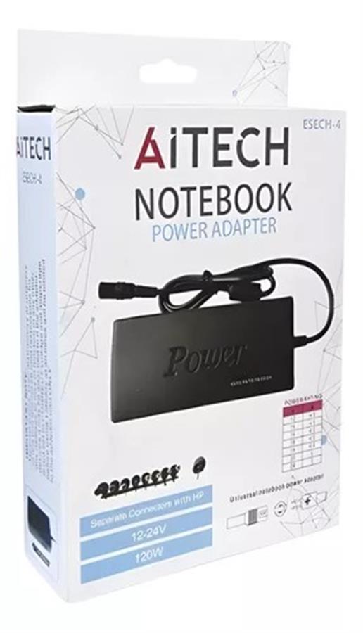 Cargador notebook universal AITECH (9 fichas)