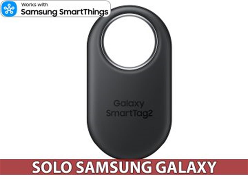 LOCALIZADOR RASTREADOR SAMSUNG SMART TAG 2 IP67 BLUETOOTH 5.3 USA 1XCR2032 INCLUIDA - SOLO FUNCIONA CON SAMSUNG GALAXY UWB ANDROID 9 O SUPERIOR - EN BOLSA SIN CAJA COLOR NEGRO - TRACKER SMART FINDER