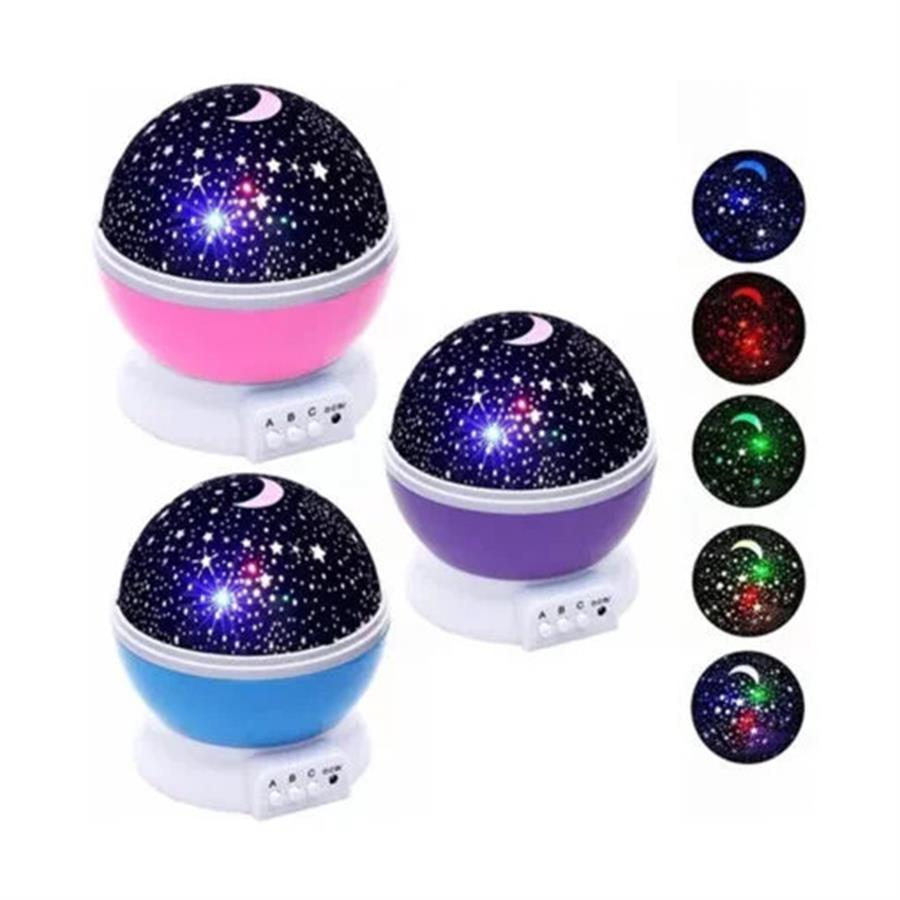 LAMP.LUZ PROYECTORA ESTRELLA USB/PILAS