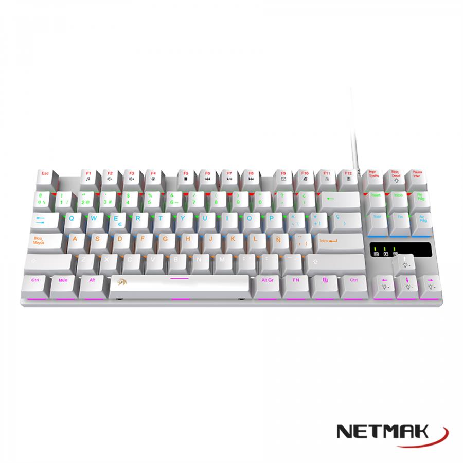 TECLADO MECANICO NETMAK FORMATO 80% SKILL