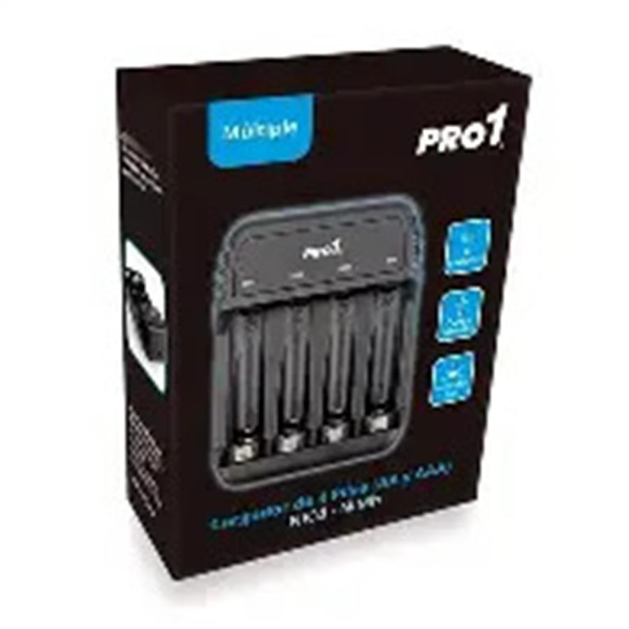 Cargador de pilas AAA y AA Pro1