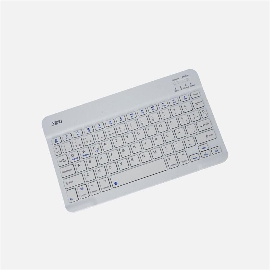 Teclado inalámbrico ultrafino Yexa blanco