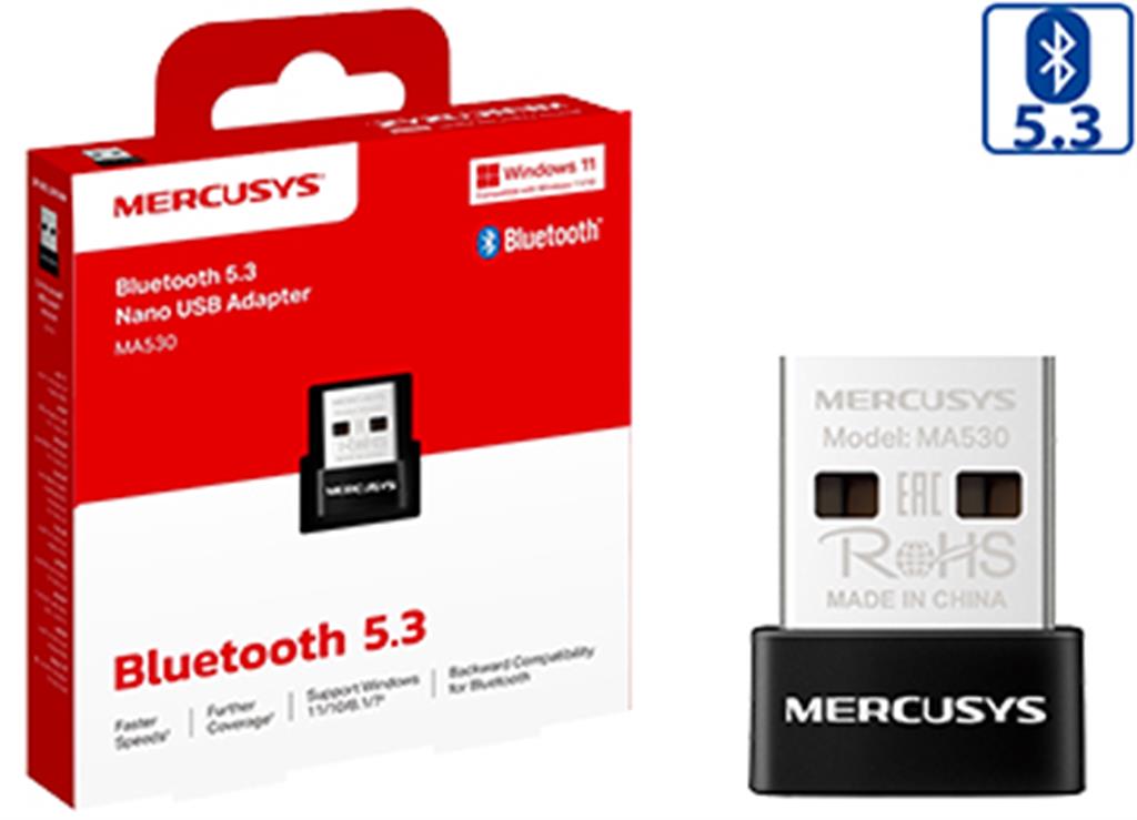 ADAPTADOR BLUETOOTH 5.4 USB MERCUSYS MA530