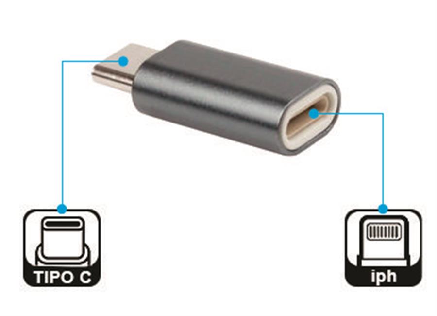 ADAPTADOR USB TIPO C M A APPLE LIGHTNING H ALTERNATIVO