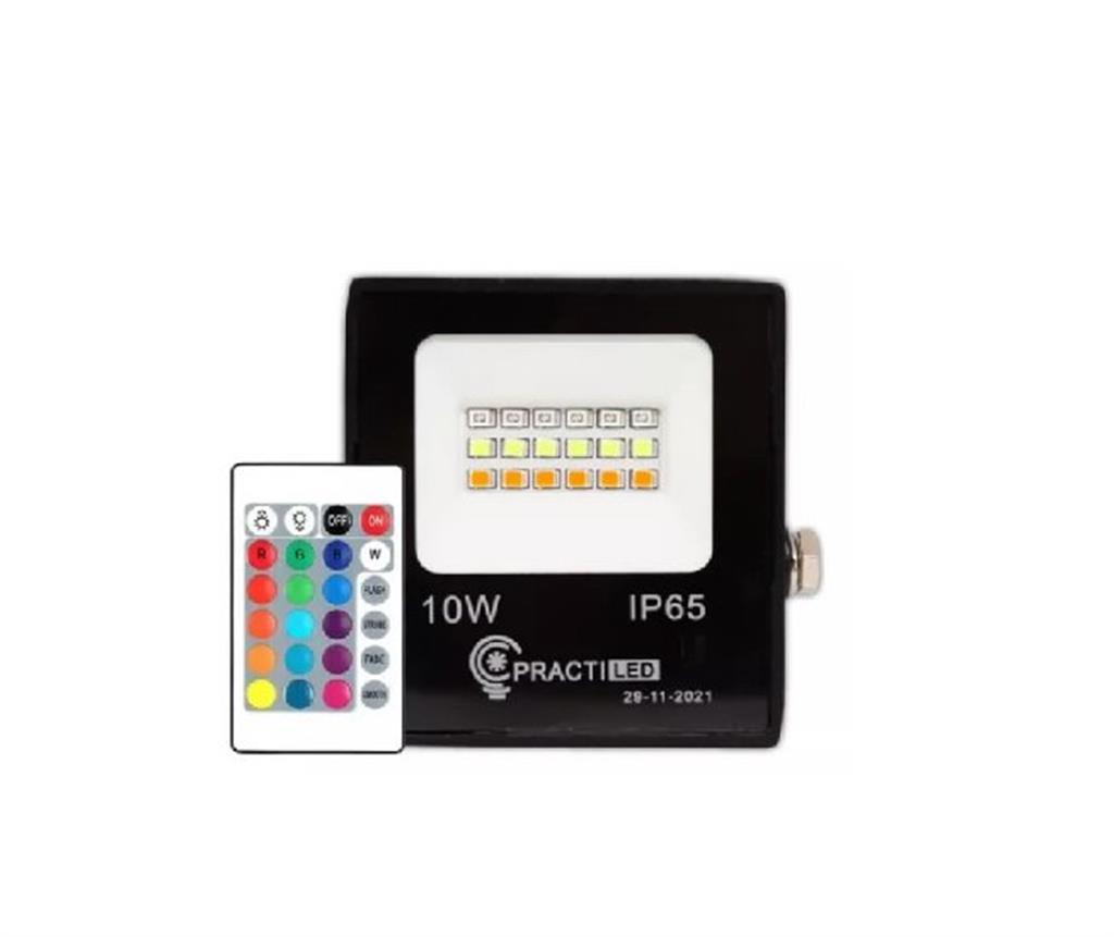 Reflector LED PRACTILED 10w RGB