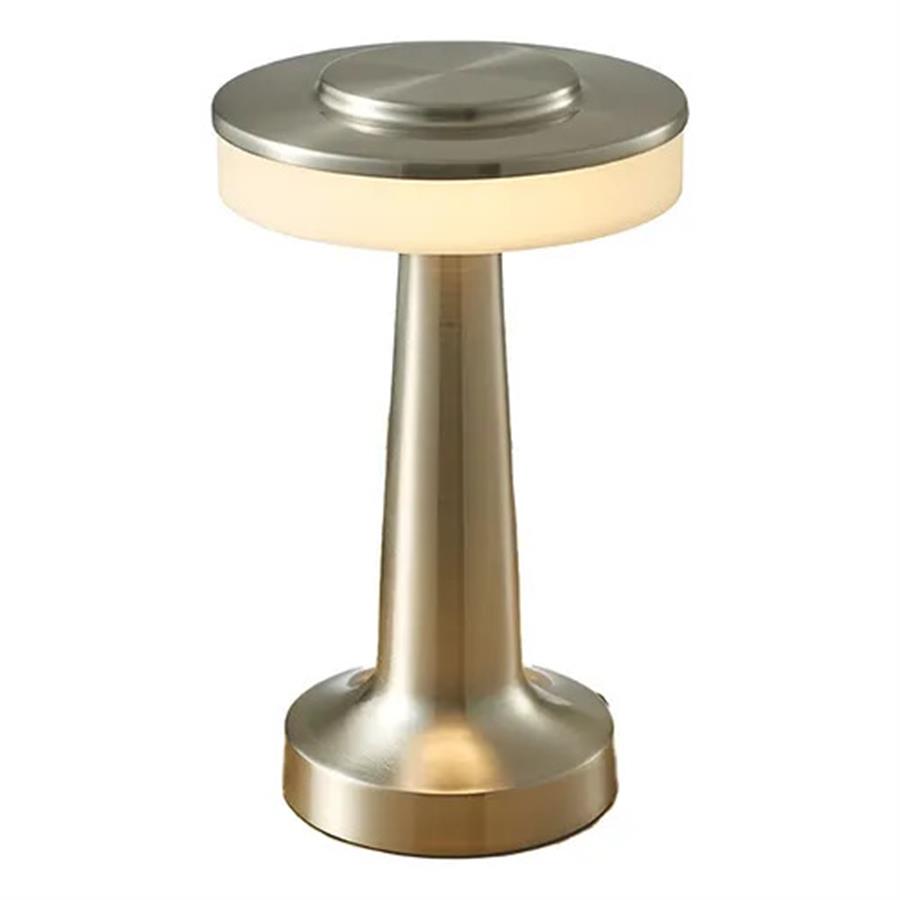 Lampara mesa 20c hongo acero led