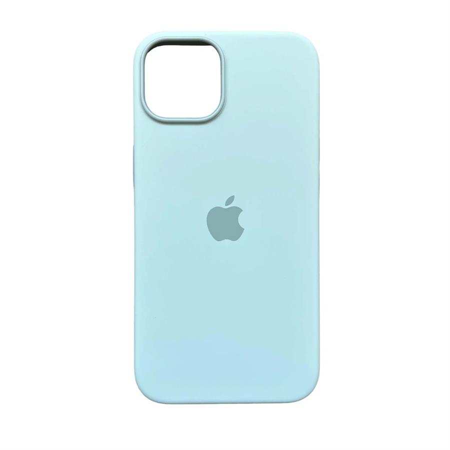 Funda Siliconada Iphone 13 Pro Max Celeste Bebe