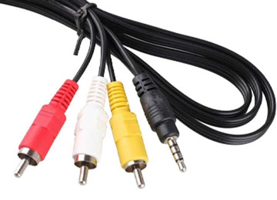 Cable 3 RCA a PLUG Dinax 1.5mt