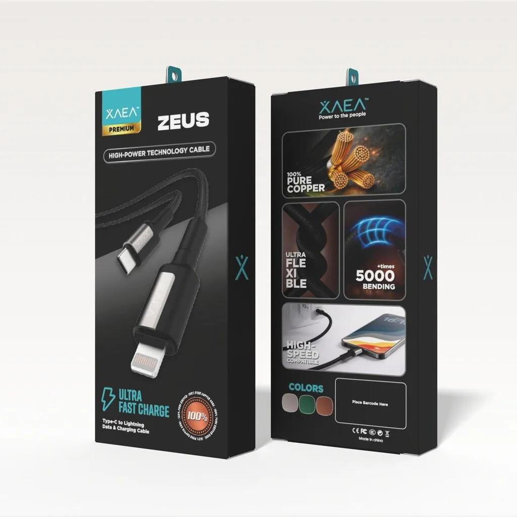 CABLE ZEUS TIPO C-LIGHTNING MODX-00IS - XAEA