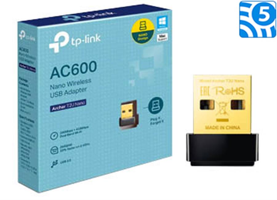 Placa de red TP-LINK AC600 Archer T2U NANO