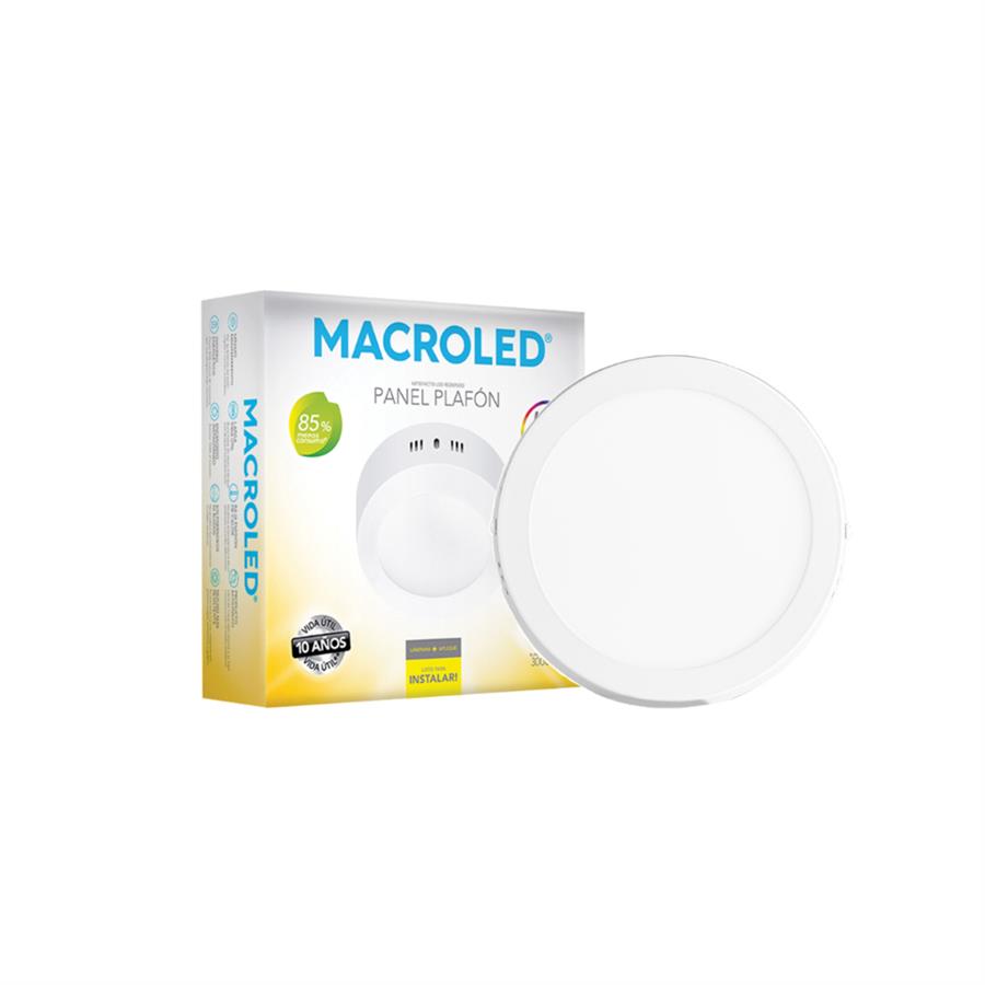 Plafon led redondo calido 6W Macroled