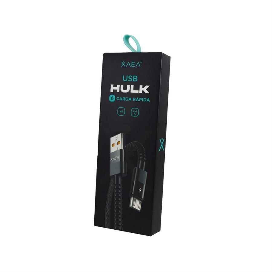 Cable micro usb Xaea Hulk negro