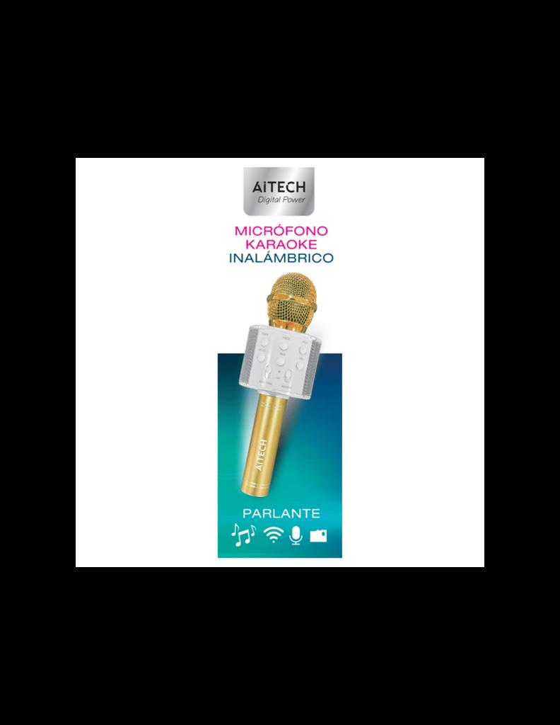 MICROFONO KARAOKE - AITECH VARIOS COLORES