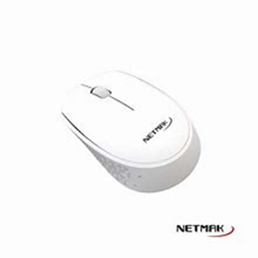 Mouse inalambrico Blanco Netmak M680