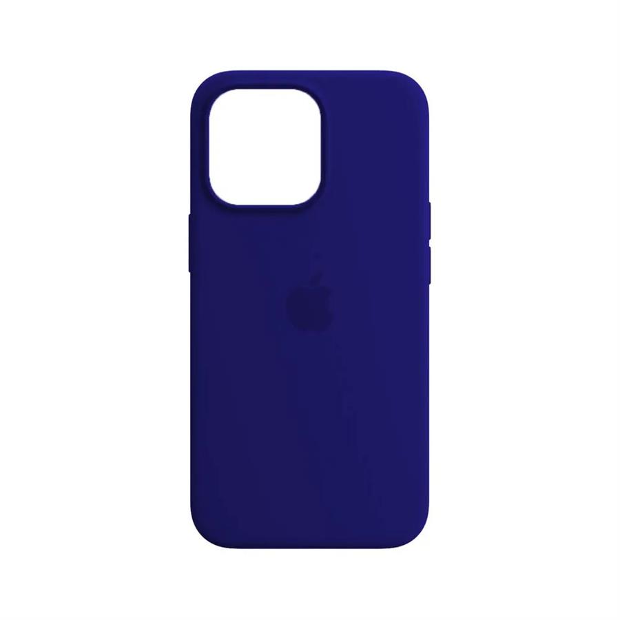 Funda siliconada iPhone 12 PRO MAX Azul noche