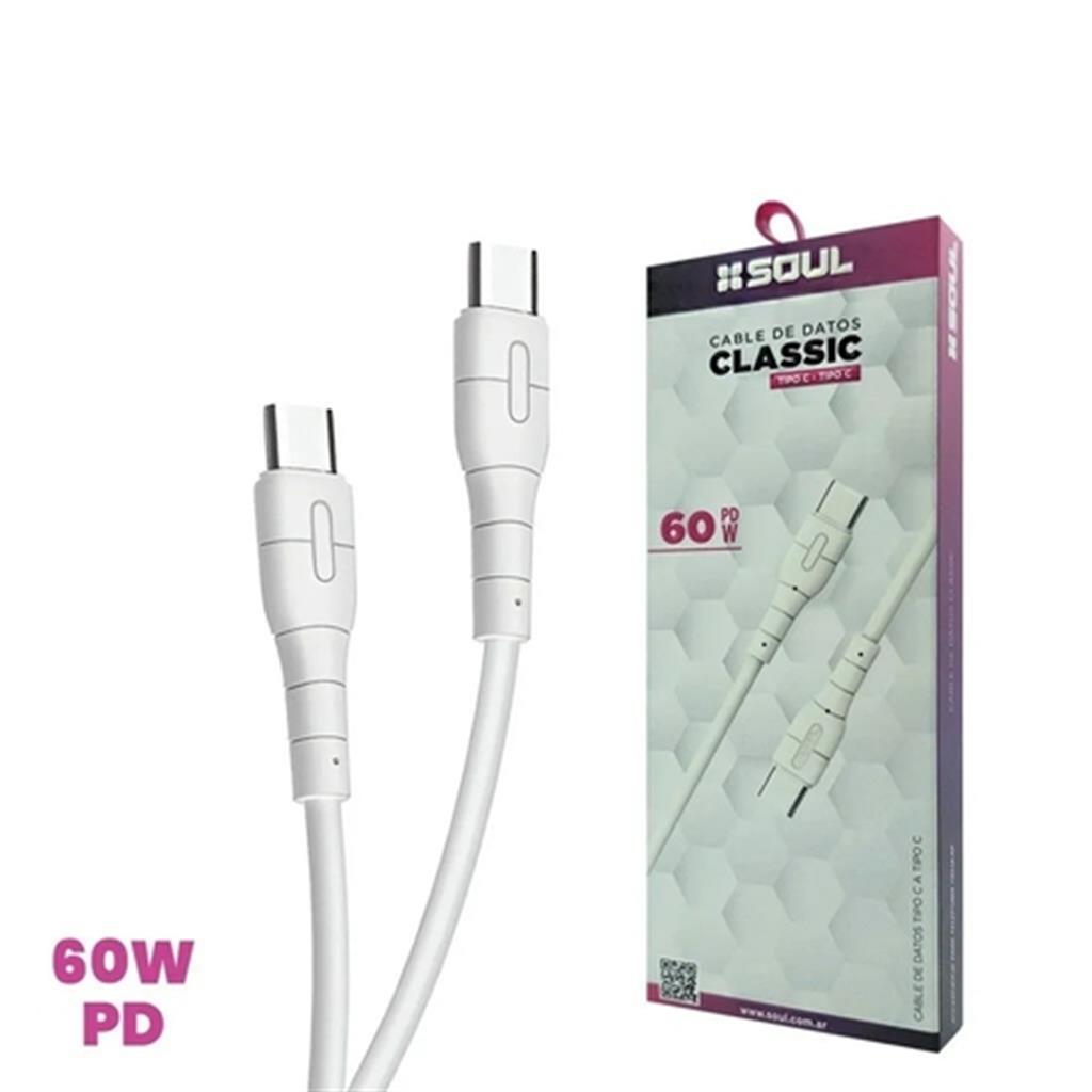 Cable tipo c a tipo c SOUL 60 PDW