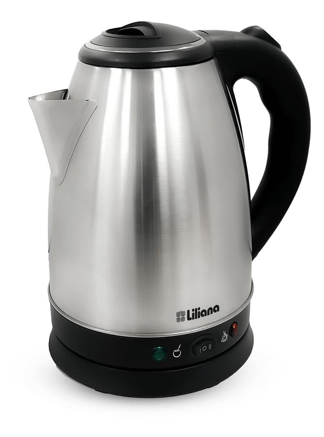 Pava electrica 1.7L Liliana con corte mate color acero