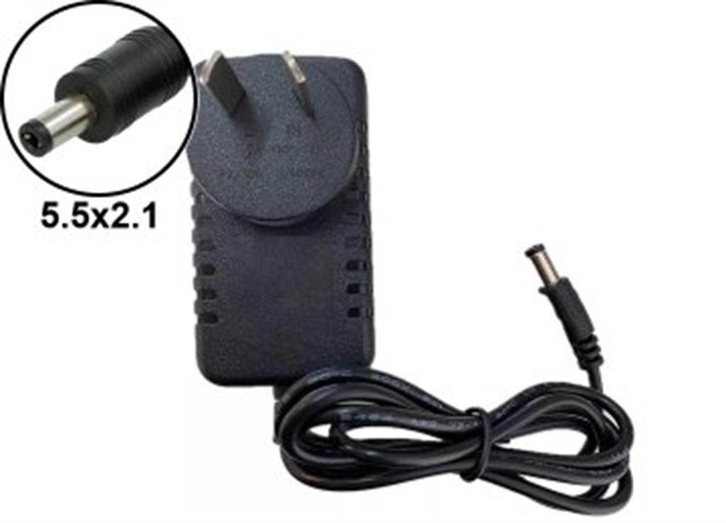 TRANSFORMADOR 12V 2A 5.5X2.1MM 2A REALES SWITCH ROUTER CAMARAS IP