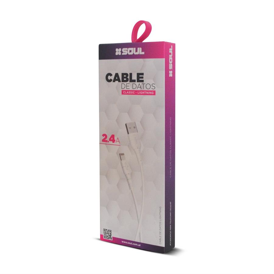 Cable lightning SOUL 2.4A