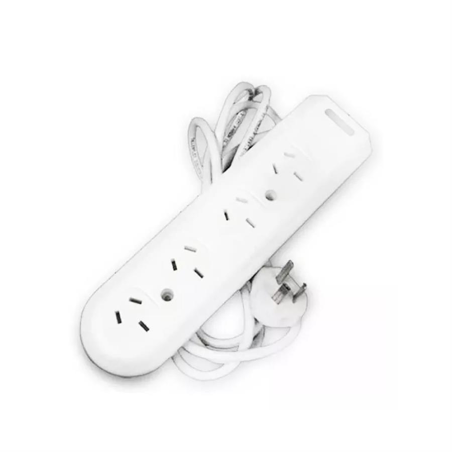 Prolongador Multitomas X4 con Interruptor Térmico Luminoso 1.5 metros