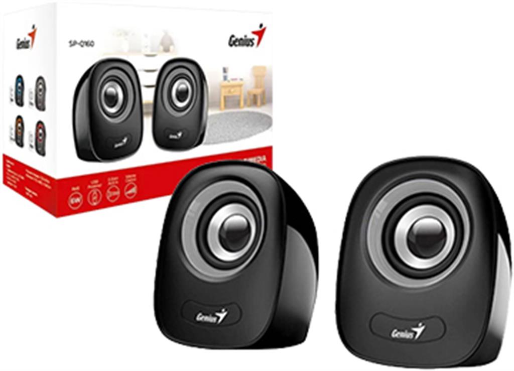 PARLANTES GENIUS SP-Q160 USB 6W CONTROL DE VOLUMEN GRIS