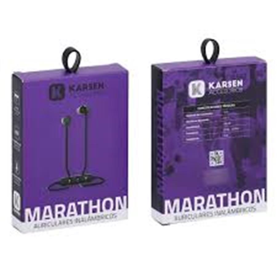 Auricular Karsen Marathon negro