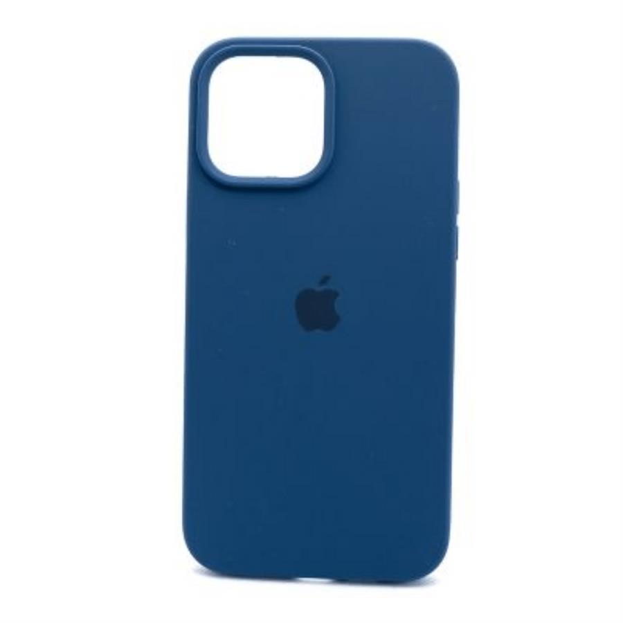 Funda Siliconada Iphone 13 Pro Max Azul