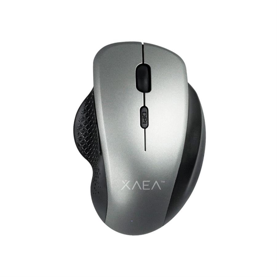 MOUSE ERGONOMICO INALAMBRICO + BT RECARGABLE XAEA GRIS