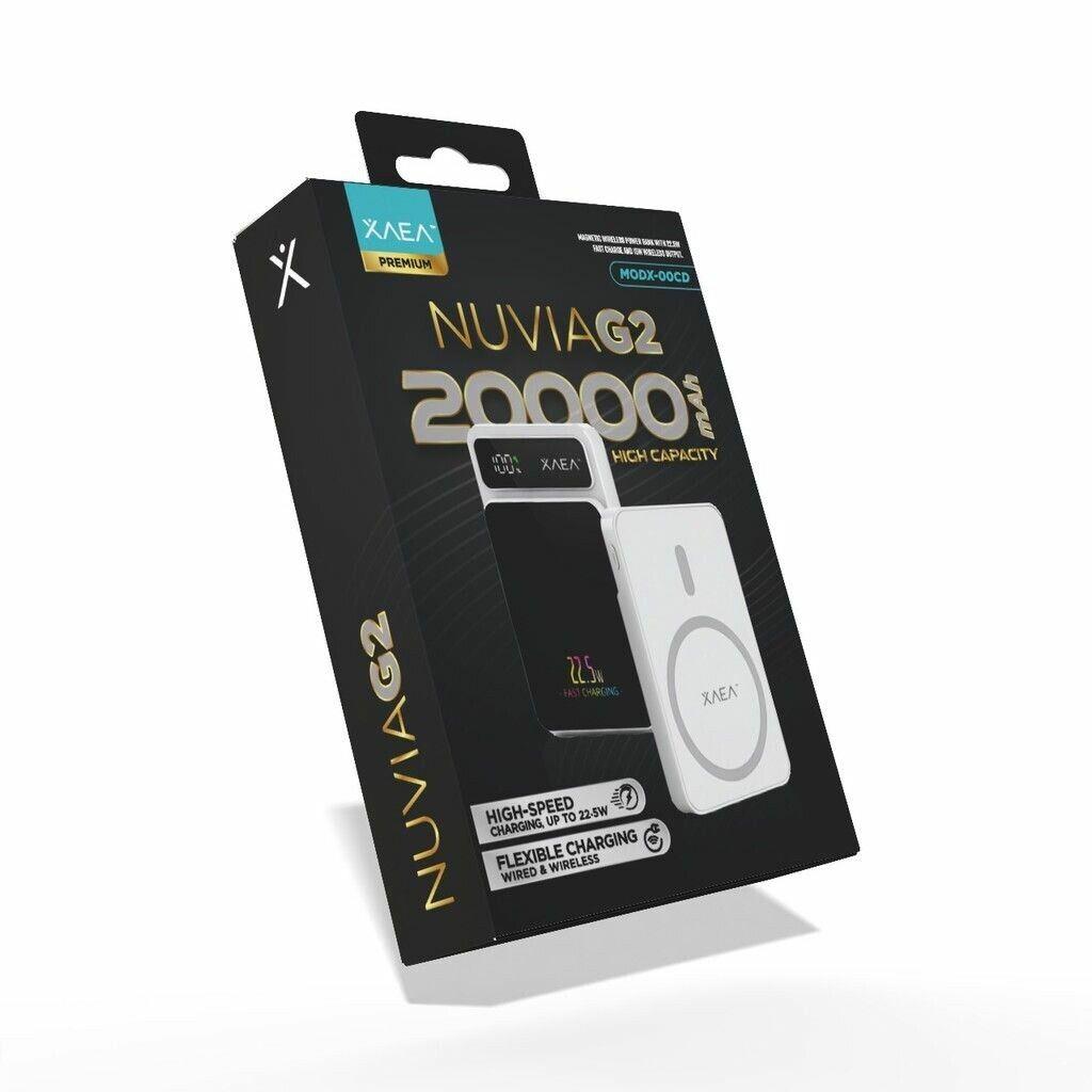 POWER BANK NUVIA G2 KJ-CX10 WIRELESS 20000 MAH MODX-00CD – XAEA – BEIGE
