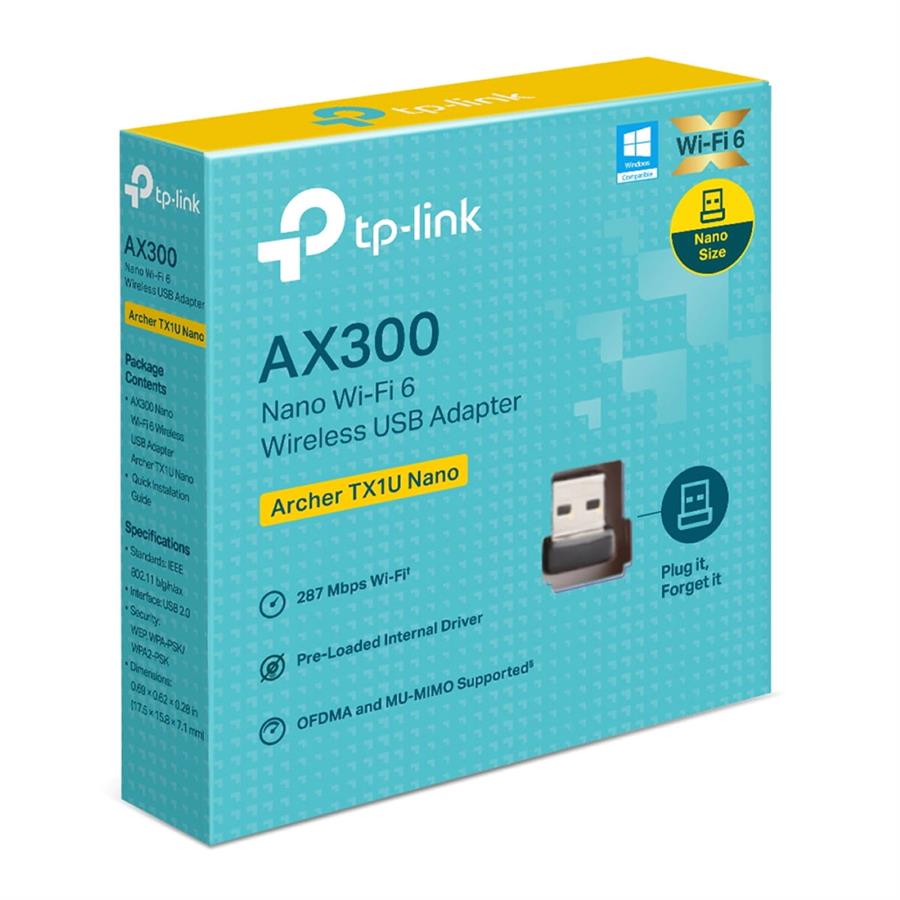 Placa de red TP-LINK AX300 WI-FI 6