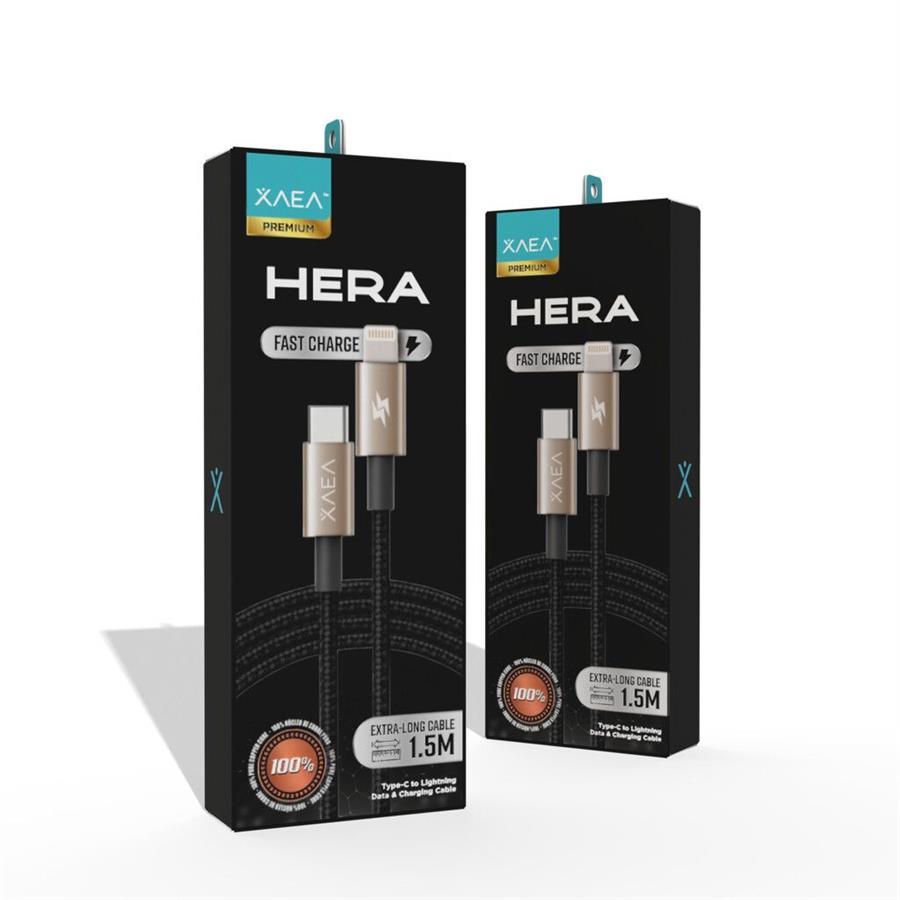 Cable tipo c a ligthning Xaea Hera dorado