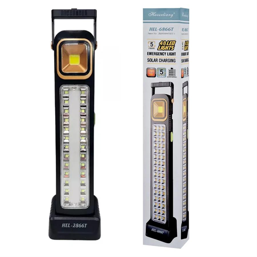 LUZ EMERGENCIA 48LED 5POSIC.USB-SOLAR