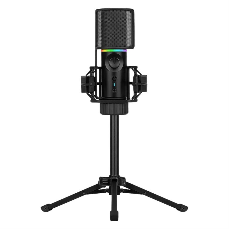 Micrófono STREAMPLIFY MIC-48-RGB -TP-BK con trípode by Aerocool