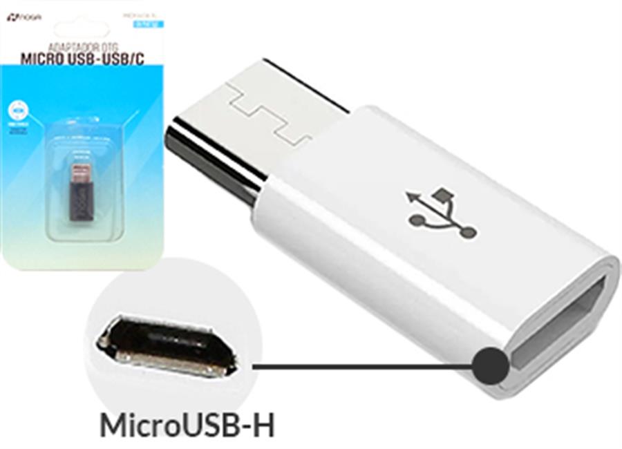 ADAPTADOR USB TIPO C M A MICRO USB H SOLO CARGA Y DATOS EN 2.0